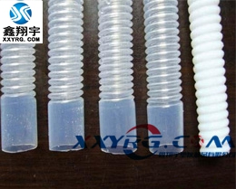 XY-0504耐高溫耐強酸（suān）套聚四氟乙烯PTFE FEP鐵氟龍波（bō）紋軟管（guǎn）